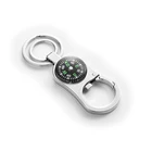 Custom metal compass keychain/compass with car key ring chain