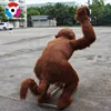 Customized Life-size Robotic Zoo Animals Artificial Monkey Statue for sale