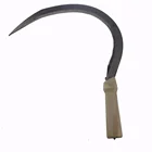 Carbon steel Spanish grass sickle with wood handle SI2570