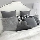 Decorative New Luxury Series Faux Fur Throw Pillow Case Cushion Cover