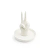 Factory hight quality household white ceramic jewellery ring tray