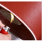 Silicone impregnation fabric breathable silicone rubber coated fiberglass cloth for wrist band