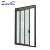 Factory Direct Sales double glass door with venetian blinds entry storm doors fence