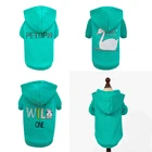 Customized pure cotton dog hoodie pet apparel with nice quality
