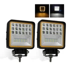 Dual color LED DRL spot light 12 Volt 24 Volt Car Led Work Light
