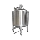 stainless steel shampoo food 50l liquid detergent mixing tank with agitator