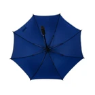 Navy blue windproof auto open golf rain umbrella rubber handle wholesale