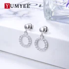 Fashion Jewelry 925 Sterling Silver Stud Earrings Shaped Gift For Women Girls