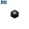 China OEM cnc machining black ABS square nuts for lead screws