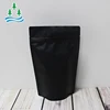 zip lock stand up black mylar aluminum foil bags with custom printed logo wholesale china