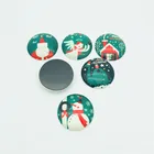 wholesale custom crystal glass dome 3d fridge magnet