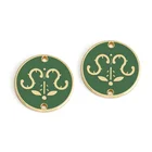 Clothing Metal Accessories Sewn Hole Metal Logo Plate Label Hats For Clothes