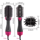 2019 Professional Hair Straightener Brush And Curler 2 In 1 Negative Ion Hair Dryer One Step Hair Dryer & Volumizer