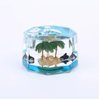 Wholesale Multifunction Liquid Paperweight Cute Dolphins Pen Holder