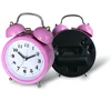 Double Bell Alarm Clock Plastic Desktop Alarm Clock non ticking Table Alarm Clock