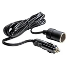 12V/24V car cigarette lighter socket auto cigarette lighter plug to socket charger female adapter extension cable