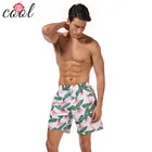 Family clothing children boys beach swim wear trunk men swimwear floral swimshorts mens