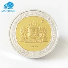 Plated Coins Coin Silver Metal Coins High Quality Cheap Custom Made Gold And Silver Plated Souvenir Metal Challenge Coins