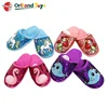 funny reversible soft plush sequin cloth slippers foam flip flop indoor shoes