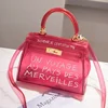 2019 Candy Color Womens Designer Handbags Cross Body Purses Hand Bags Transparent Clear Pvc Handbag Candy Women Mini Jelly Bag