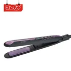 ENZO Professional hot selling private label gift flat iron electric ceramic LCD digital display hair straightener