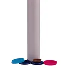 Brown Paper Kraft Cardboard Shipping Tube Mailing Cans Poster Packaging Canister Round Box With Plastic Lid