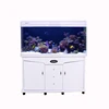 Minjiang professional aquarium curved glass fish tank with cabinet