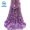 2019 Mesh Embroidery Lace 3d Tulle Flower Bead Beaded Embroidered Net Fabric