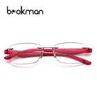 Anti Blue Light Flexible Rimless 0.75 1.25 1.5 Insight Reading Glasses for Men