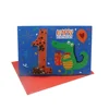 Childlike dinosaur baby card promotional art card paper gift card