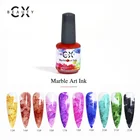 Marble art ink 3d Liquid Ink Watercolor color Nails Paint UV Gel Polish Private Label With Free Samples
