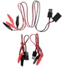 USB Alligator Clips Crocodile Wire Male/female To USB Tester Detector DC Voltage Meter Ammeter Capacity Power Meter Monitor, Etc