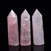 Wholesale Natural Rose Crystal Polished Clear Quartz Healing Crystal Point