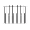 Ornamental Iron Spear Top fencing American Fence prefabricated ornamental fence panels are custom built for each section