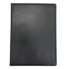 Multifunction office file folder, A4 leather folder, padfolio organizer contract signing folder with notepad and pen