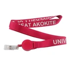 Custom Colorful Id Name Card Holder Lanyard With Id Badge Reel