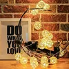 Globe Rattan Ball String Lights 40Leds Warm White for Christmas Decoration 110-240 V Plug 8 modes lighting