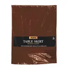American style table skirting designs for wedding bridal elegant plastic ruffled table skirt