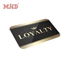 Luxury Golden loyalty card personal design member card plastic VIP card
