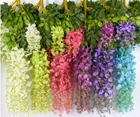 Party Home Garden Decoration Artificial Plants 110CM DIY Wedding Flower Hanging Flowers Wisteria