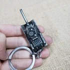 Alloy Metal Tank Model Pendent Keyrings Gift Key Chains Rings Holder Car Fans Souvenirs Tank Key chain