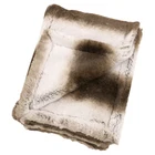 King Size Mink Plush Faux Comforter Bed Wolf Fur Throw Blanket
