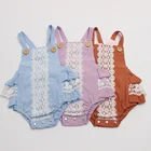 Newborn baby girl clothes Infant and toddlers Baby clothing 100% cotton lace baby romper