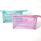 Custom clear travel toiletry bag, makeup cosmetic pvc bag
