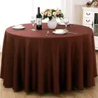 Fitted decoration design crochet round hotel wedding tablecloth