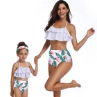 Parents-Child Two Piece Sexy Swimsuit Family Matching Swimsuit Swimwear Boy Beach Shorts And Girl Bikinis