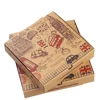 Custom logo printed 3 6 9 16 18 28 32 36 inch corrugated carton paper pizza box with different design