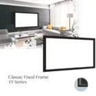 180" 16:9 Fixed Frame Projection Screen/Home Theater Fixed Projector Screen