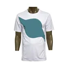 Custom polo t-shirt Men's 100% polyester Round Neck sublimation printed T-Shirt Compression Short Sleeve sports shirts