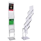 Advertising Equipment A4 Acrylic Literature Rack Catalogue Stand Brocure Holder